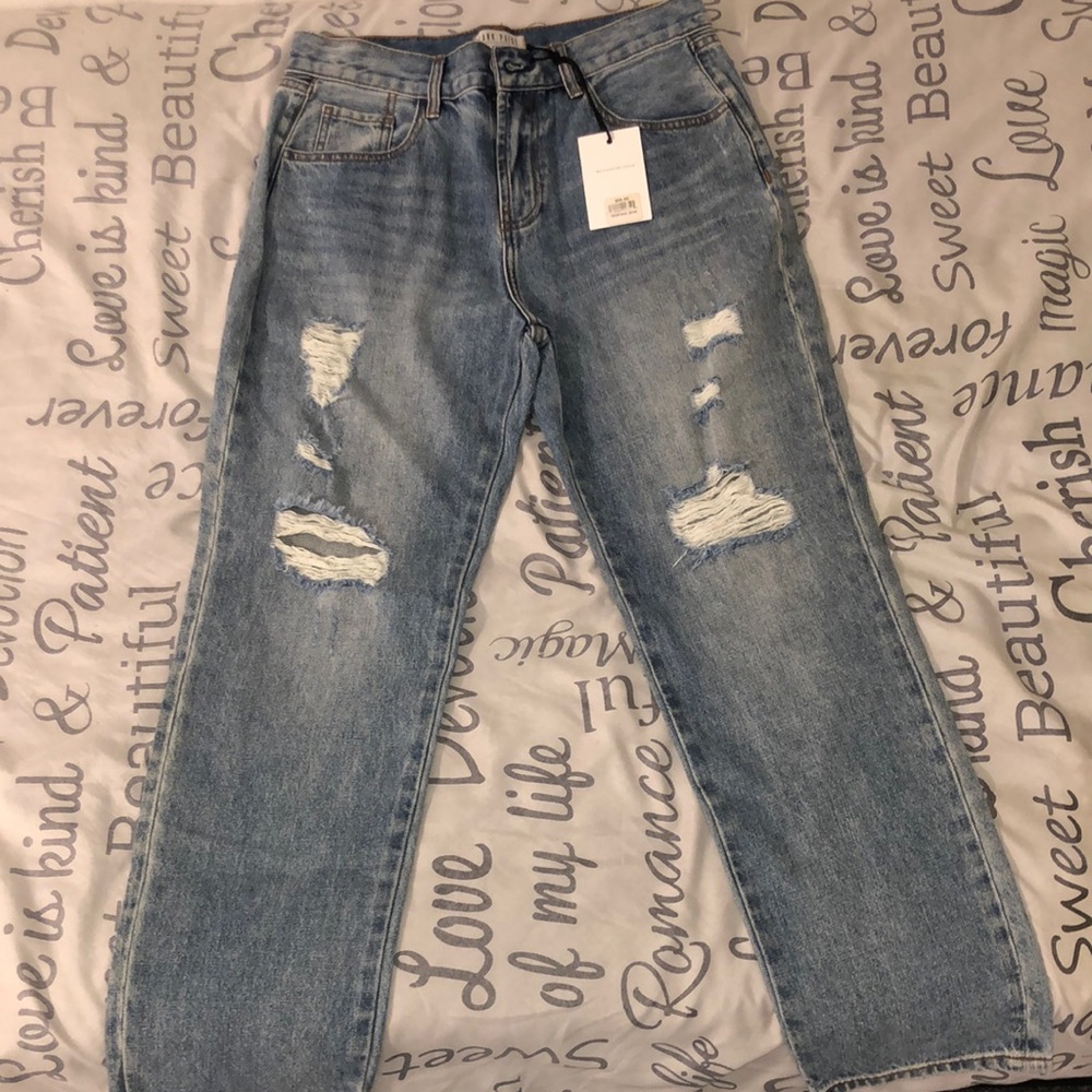 Blank Paige Denim Distress Jeans
